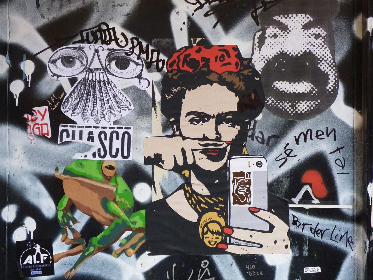 kara et compagnie photo graffiti frida kahlo